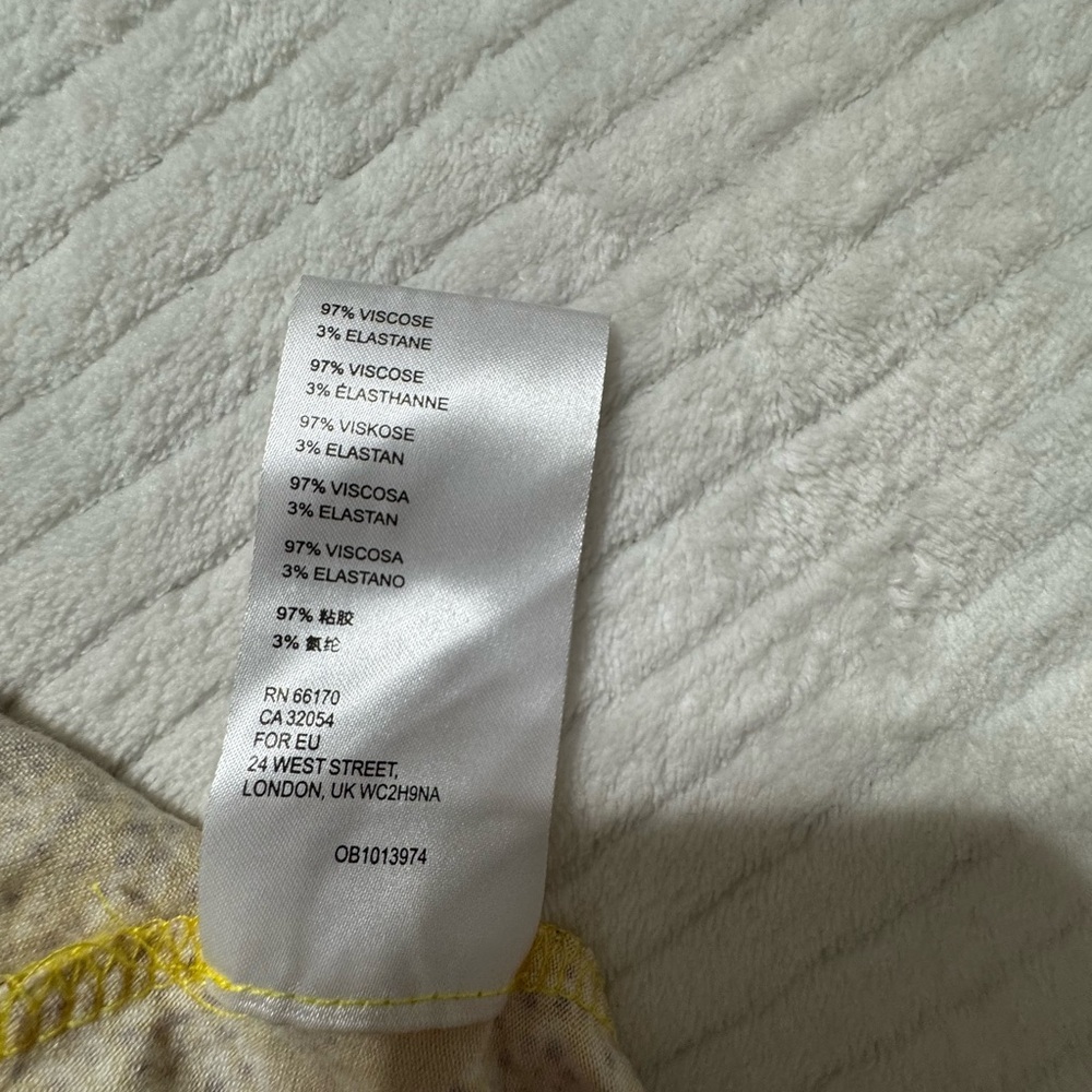 Anthropologie Mustard Asymmetrical Dress - Picture 7 of 9